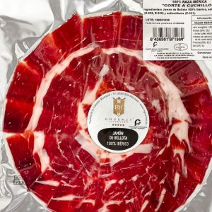Jamon Ibérico de Bellota 100% Ibérico corte a cuchillo, sobres 100g
